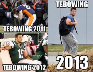 Tebowing 2013